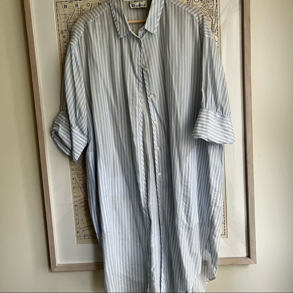 Acne Studios button down shirt dress